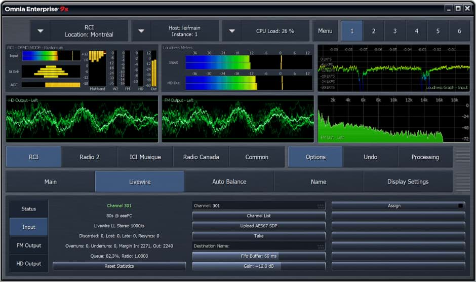 Omnia Enterprise 9s interface